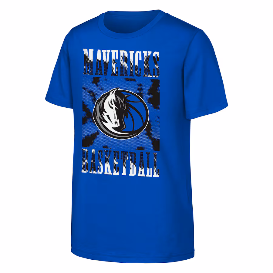 Youth Dallas Mavericks  Blue Garage Hero T-Shirt - Jersey