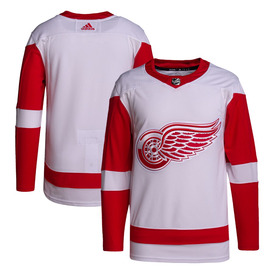 Men's Detroit Red Wings adidas White Away Primegreen Authentic Pro Jersey - Jersey