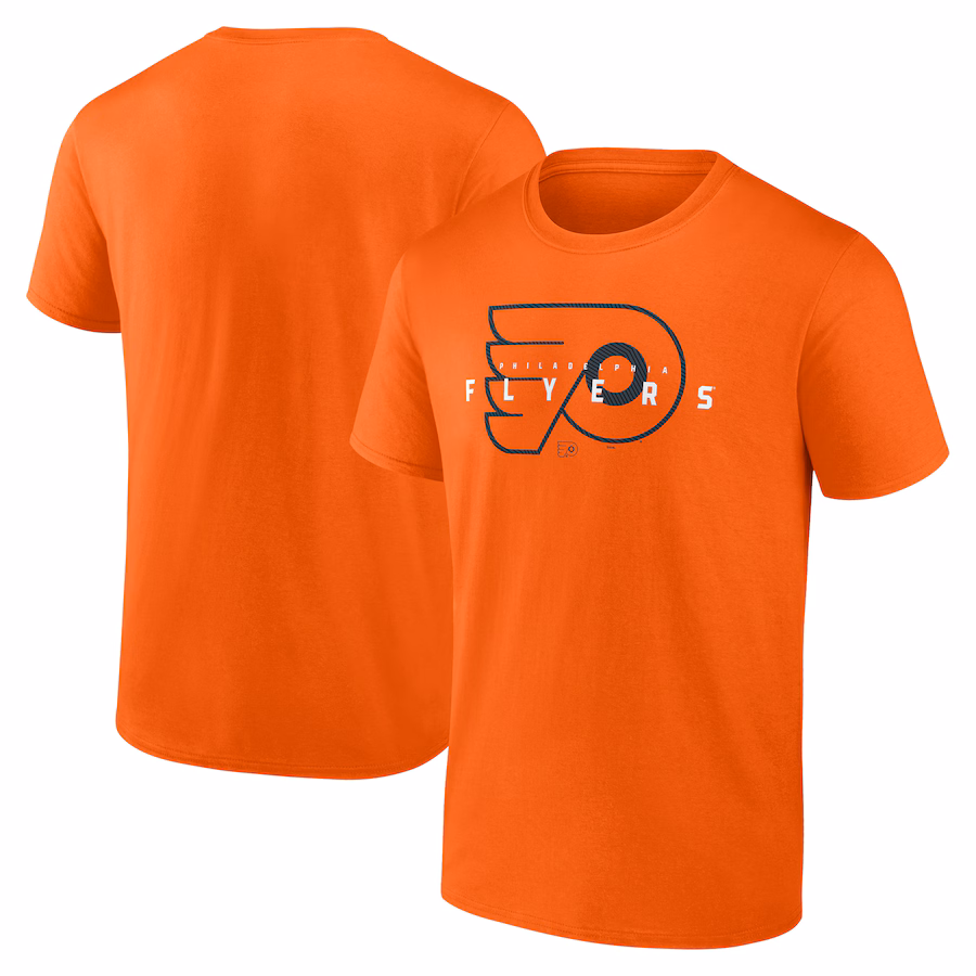 Men's Philadelphia Flyers Orange Coordinate T-Shirt - Jersey