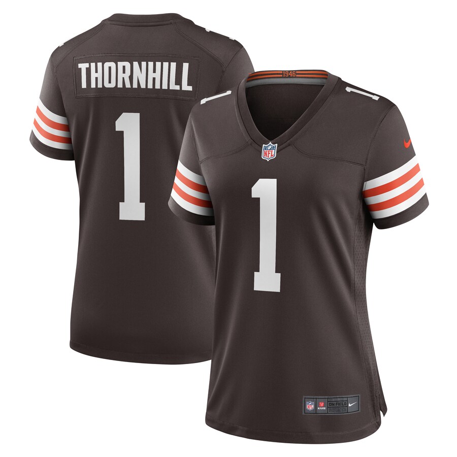 Women's Cleveland Browns Juan Thornhill Nike Brown Nike Women's All Player Jersey - Jersey