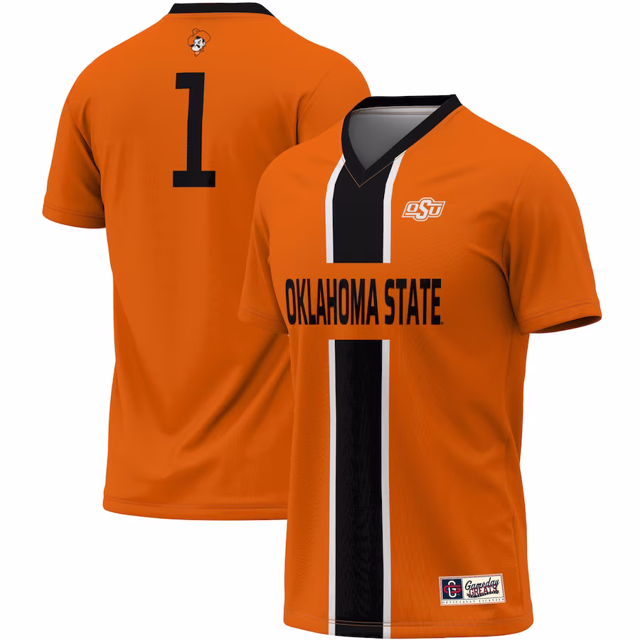 #1 Oklahoma State Cowboys ProSphere Unisex Lightweight Soccer Jersey - Orange - Jersey