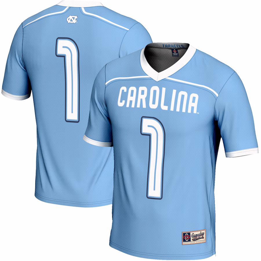 #1 North Carolina Tar Heels GameDay Greats Lightweight Men's Lacrosse Jersey - Carolina Blue - Jersey