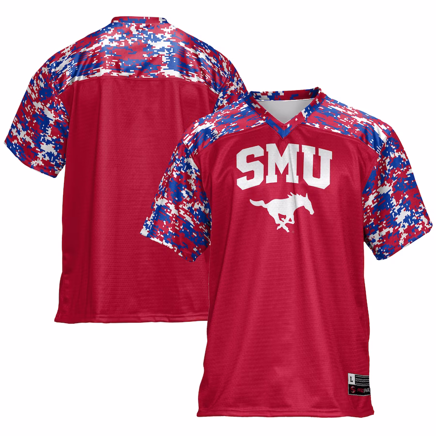 SMU Mustangs GameDay Greats Football Jersey - Red - Jersey