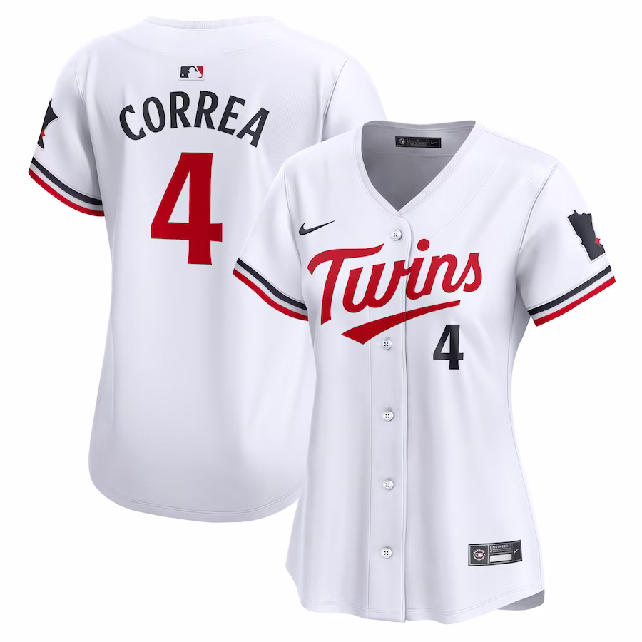 Women's Minnesota Twins Carlos Correa Nike White Home Limited Player Jersey - Jersey