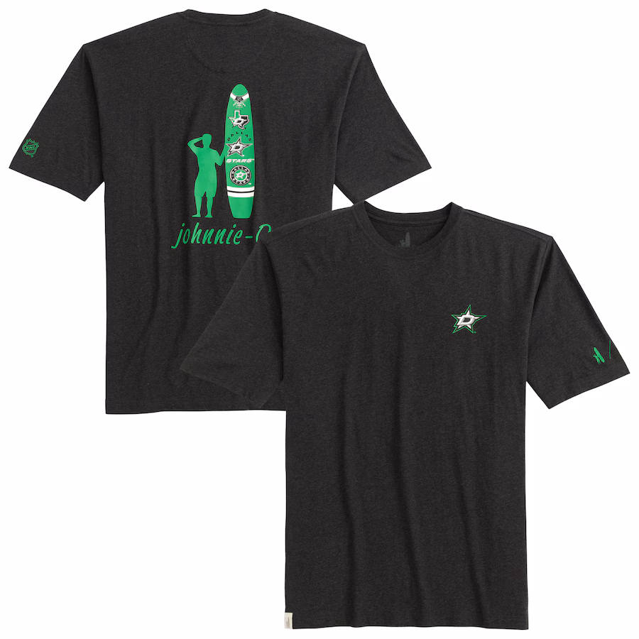 Men's Dallas Stars johnnie-O Charcoal Heathered Spencer T-Shirt - Jersey