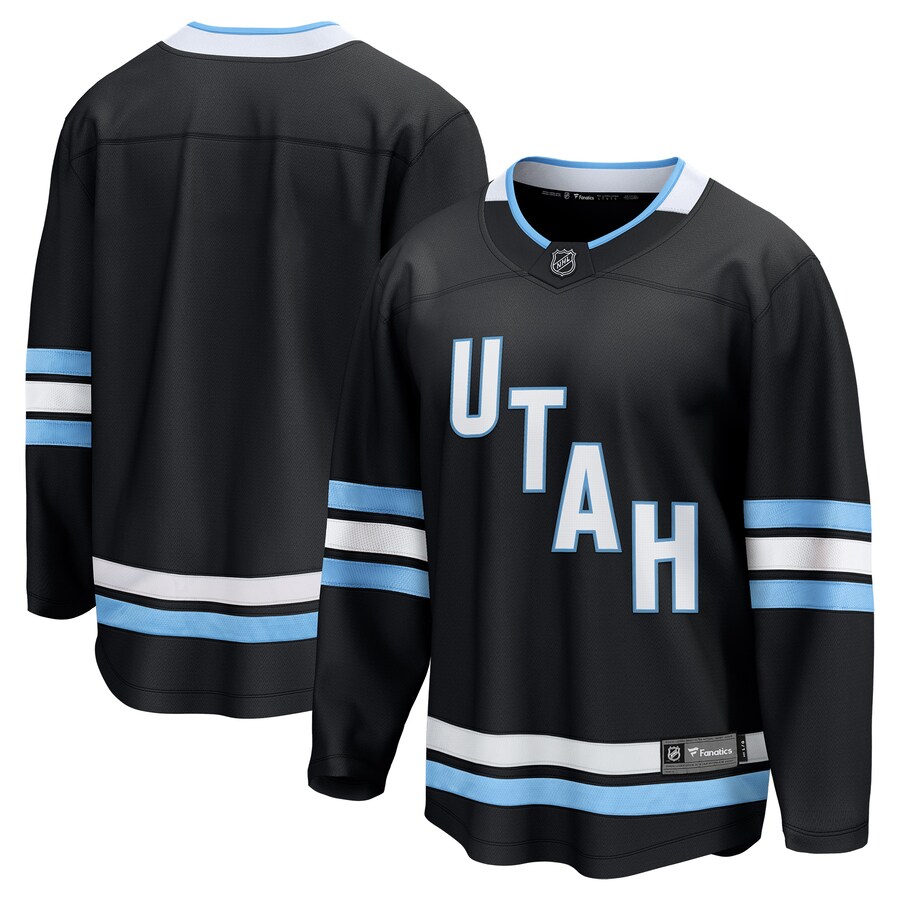 Men's Utah Hockey Club Fanatics Black Breakaway Blank Jersey - Jersey
