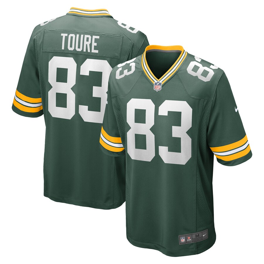 Men's Green Bay Packers Samori Toure Nike Green Game Player Jersey - Jersey
