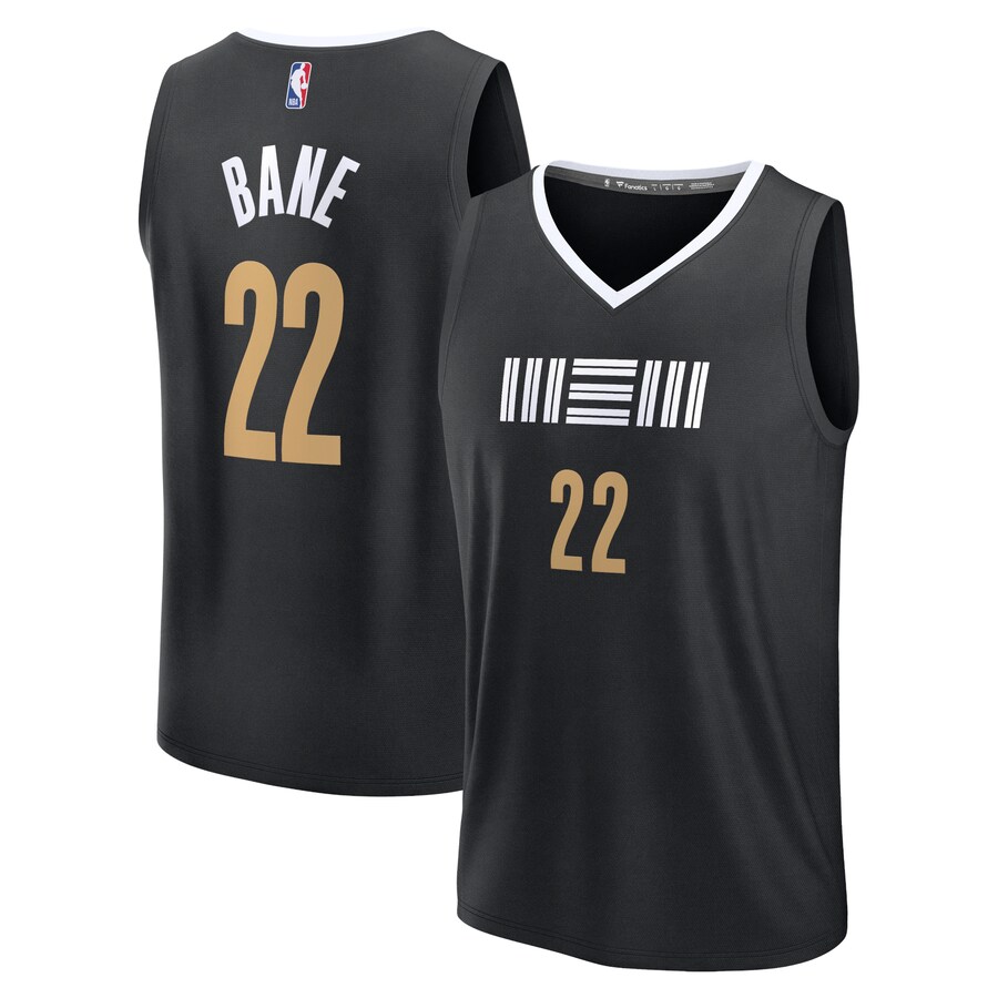 Men's Memphis Grizzlies Desmond Bane Fanatics Black Fast Break Jersey - City Edition - Jersey