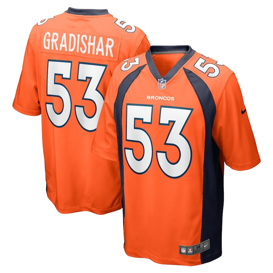 Men's Denver Broncos Randy Gradishar Nike  Orange  Retired Player Game Jersey - Jersey