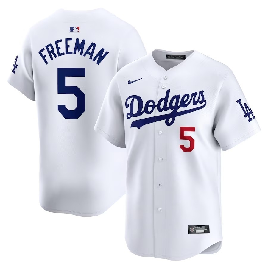 Men's Los Angeles Dodgers Freddie Freeman Nike White Home Limited Player Jersey - Jersey
