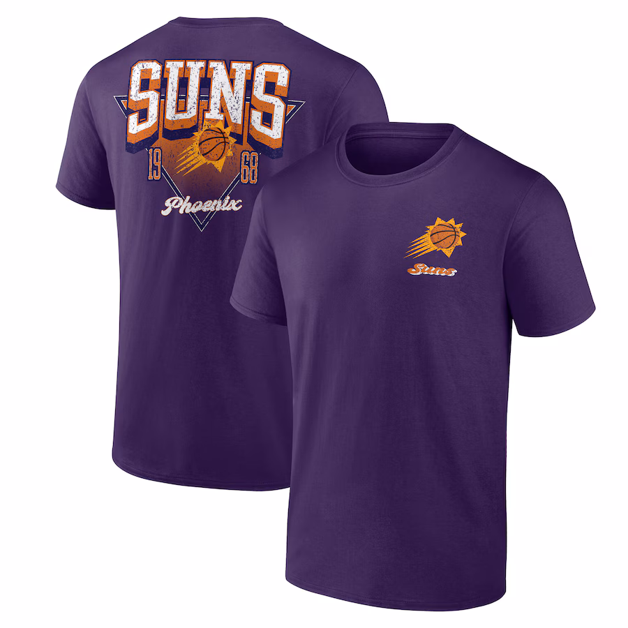 Men's Phoenix Suns Purple Never Over T-Shirt - Jersey