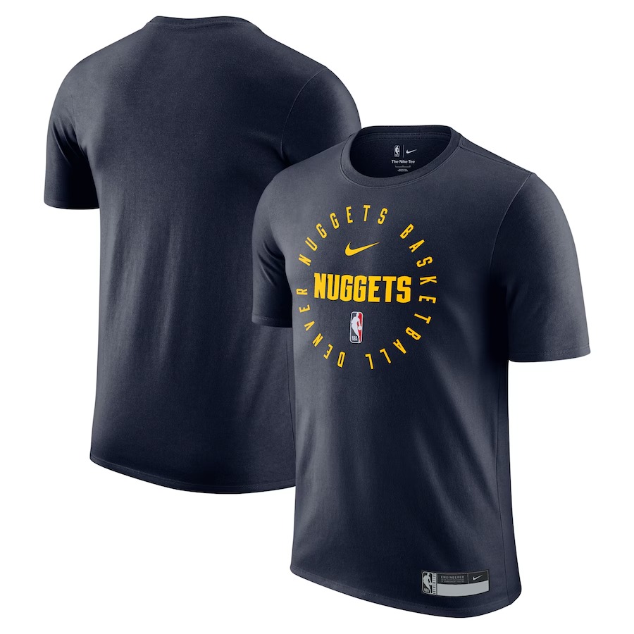 Men's Denver Nuggets Nike Navy 2024/25 Legend On-Court Practice Performance T-Shirt - Jersey