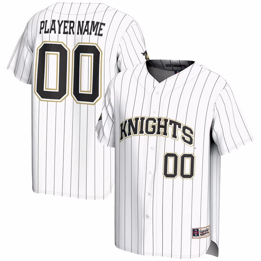 UCF Knights GameDay Greats Youth NIL Pick-A-Player Lightweight Baseball Jersey - White - Jersey