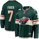 Men's Minnesota Wild Brock Faber Fanatics Green Home Breakaway Player Jersey - Jersey