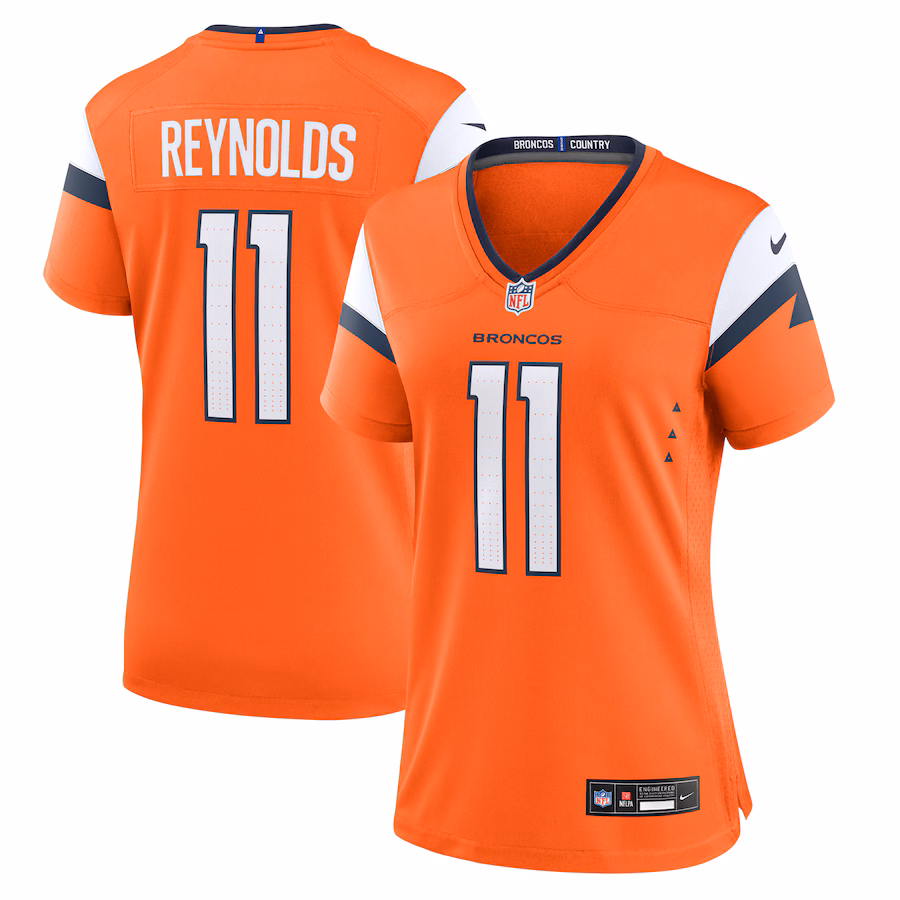 Women's Denver Broncos Josh Reynolds Nike  Orange Game Jersey - Jersey