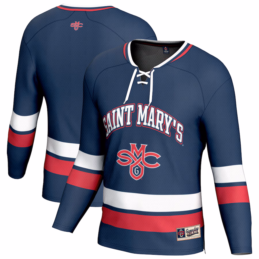 Youth GameDay Greats Navy Saint Mary's Gaels Spirit Hockey Jersey - Jersey