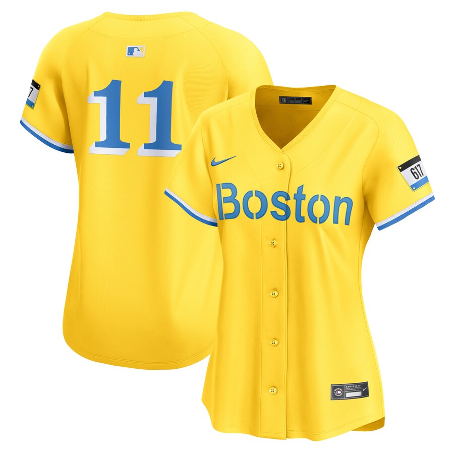Women's Boston Red Sox Rafael Devers Nike Gold City Connect Limited Player Jersey - Jersey