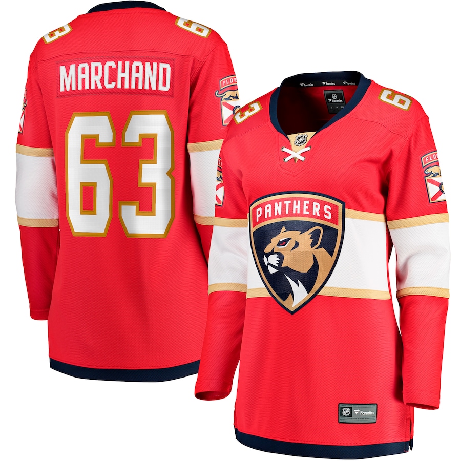 Women's Florida Panthers Brad Marchand Fanatics Red Home Breakaway Player Jersey - Jersey