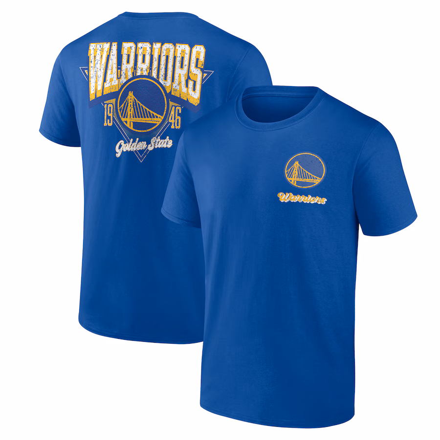 Men's Golden State Warriors Royal Never Over T-Shirt - Jersey