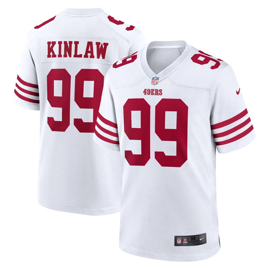 Men's San Francisco 49ers Javon Kinlaw Nike White Player Game Jersey - Jersey