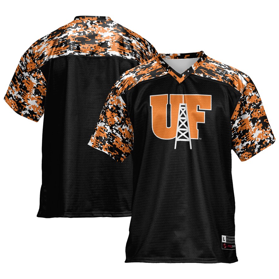 Men's GameDay Greats Black Findlay Oilers Camo Football Jersey - Jersey
