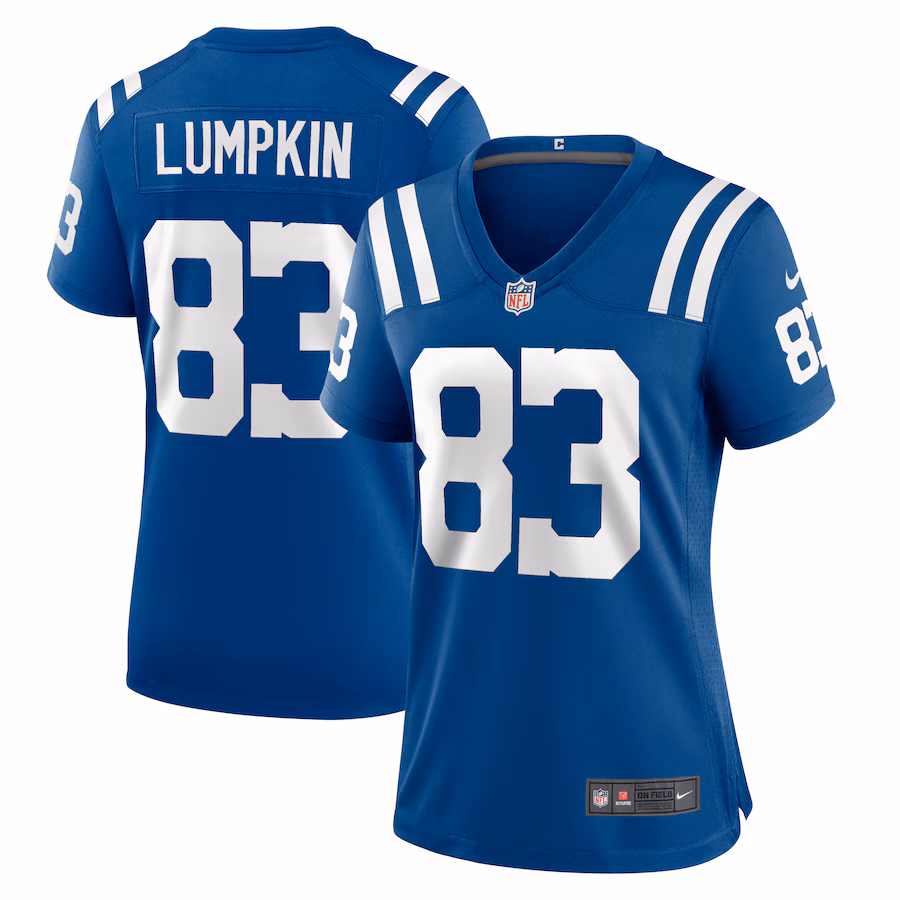 Women's Indianapolis Colts Johnny Lumpkin Nike  Royal Team Game Jersey - Jersey