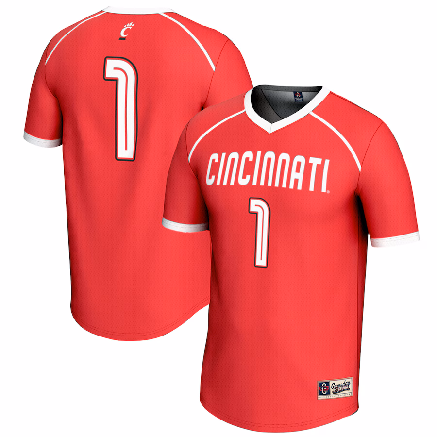 Youth GameDay Greats #1 Red Cincinnati Bearcats Lightweight Women's Lacrosse Fashion Jersey - Jersey