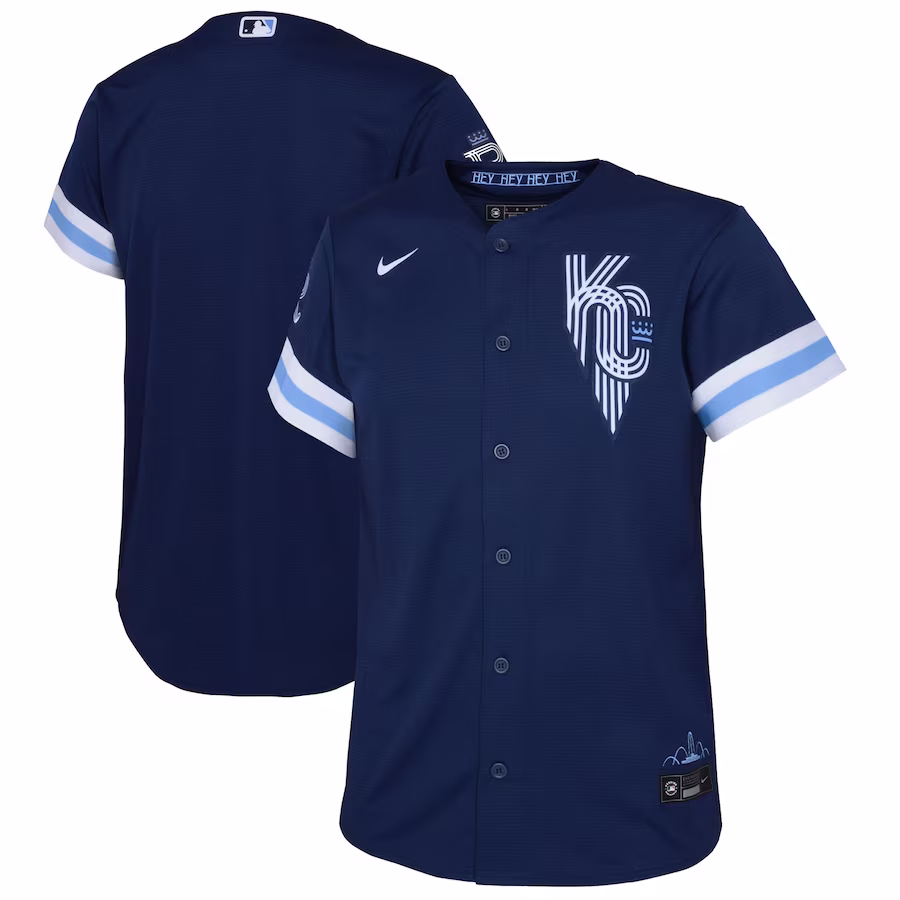 Youth Kansas City Royals Nike Navy City Connect Replica Jersey - Jersey
