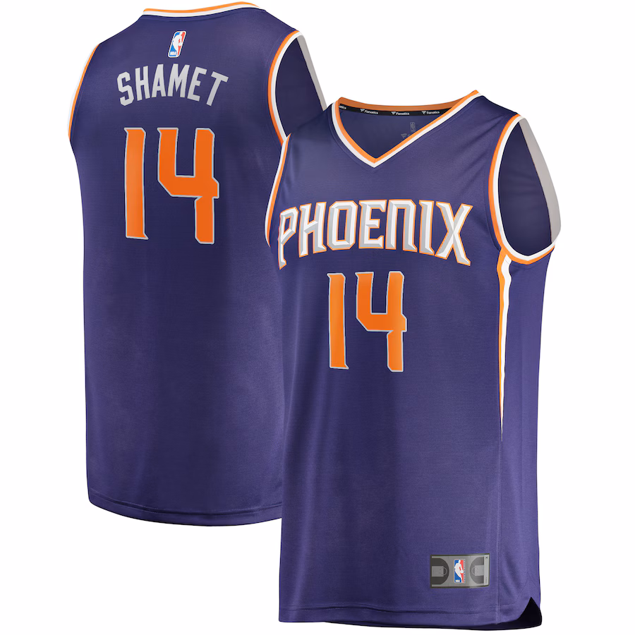 Men's Phoenix Suns Landry Shamet Fanatics Purple Fast Break Replica Jersey - Icon Edition - Jersey