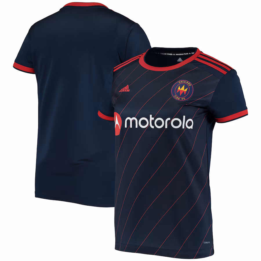 Women's Chicago Fire adidas Navy 2020 Replica Primary Jersey - Jersey
