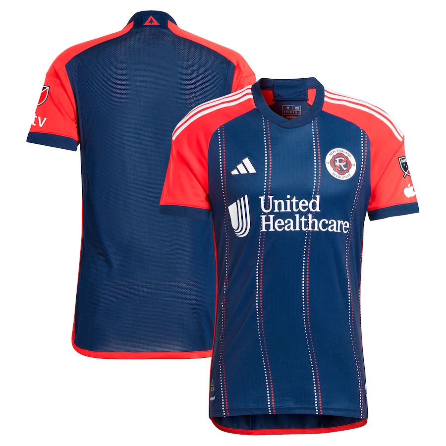 Men's New England Revolution  adidas Navy 2024 Boston Tea Party Authentic Jersey - Jersey