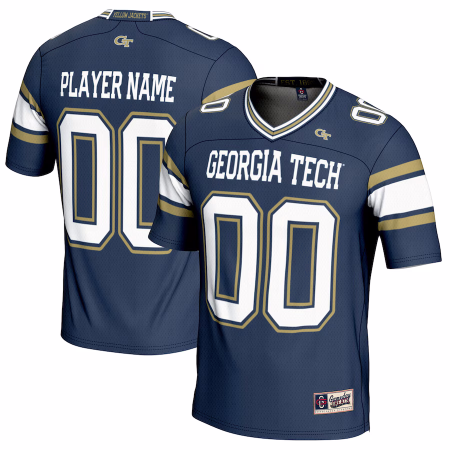 Georgia Tech Yellow Jackets GameDay Greats Youth NIL Pick-A-Player Football Jersey - Gold - Jersey