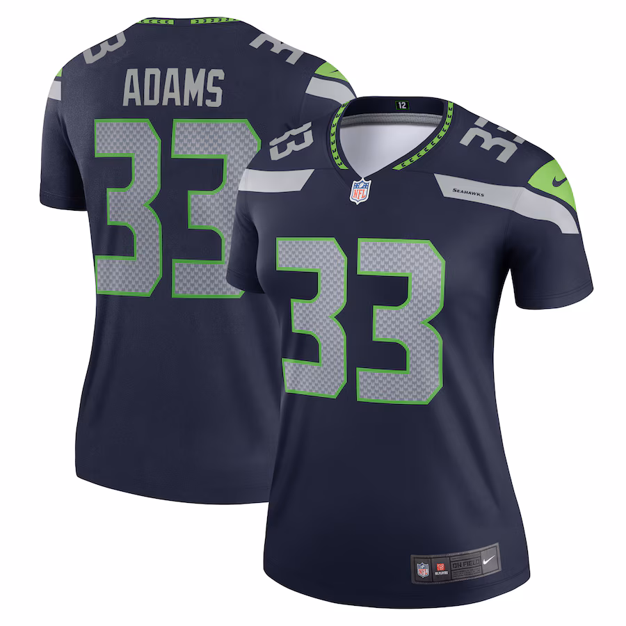Women's Seattle Seahawks Jamal Adams Nike College Navy Legend Jersey - Jersey