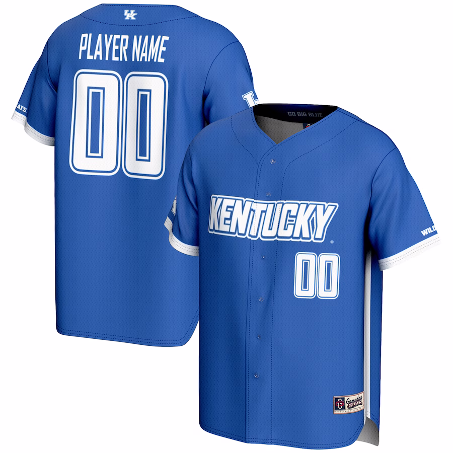 Kentucky Wildcats GameDay Greats NIL Pick-A-Player Lightweight Baseball Jersey - Royal - Jersey