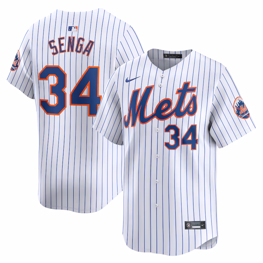 Men's New York Mets Kodai Senga Nike White Home Limited Player Jersey - Jersey