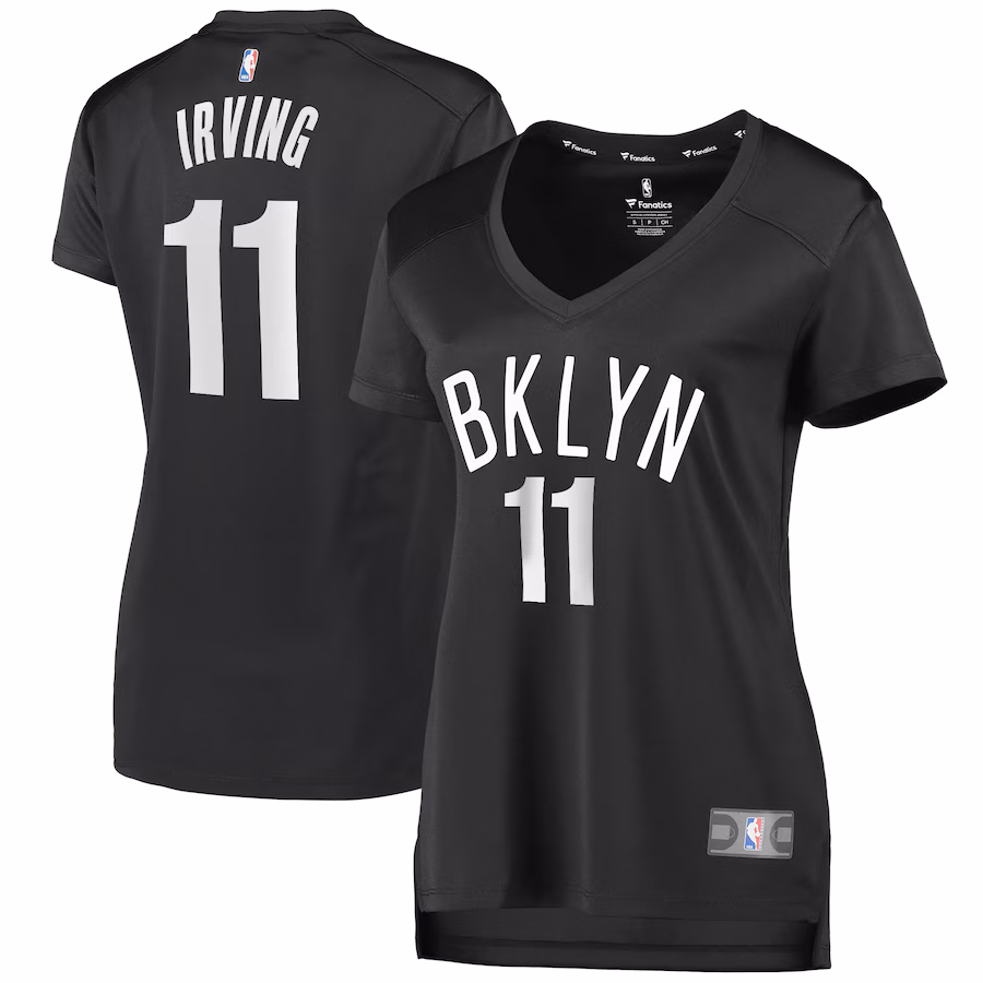 Women's Brooklyn Nets Kyrie Irving Fanatics Black Fast Break Player Jersey - Statement Edition - Jersey