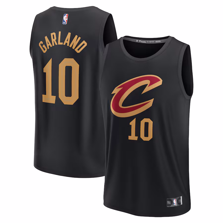 Men's Cleveland Cavaliers Darius Garland Fanatics Black Fast Break Replica Player Jersey - Statement Edition - Jersey