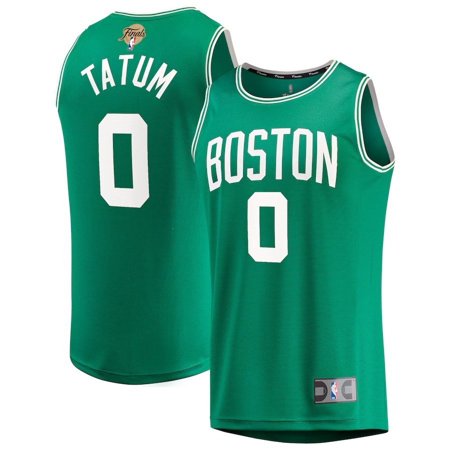 Men's Boston Celtics Jayson Tatum Fanatics Kelly Green 2024 NBA Finals Fast Break Replica Player Jersey - Icon Edition - Jersey