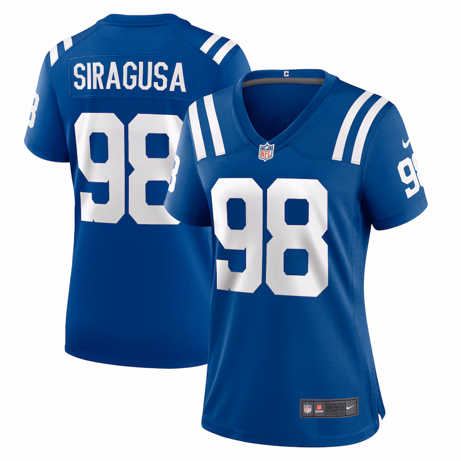 Women's Indianapolis Colts Tony Siragusa Nike Royal Game Retired Player Jersey - Jersey
