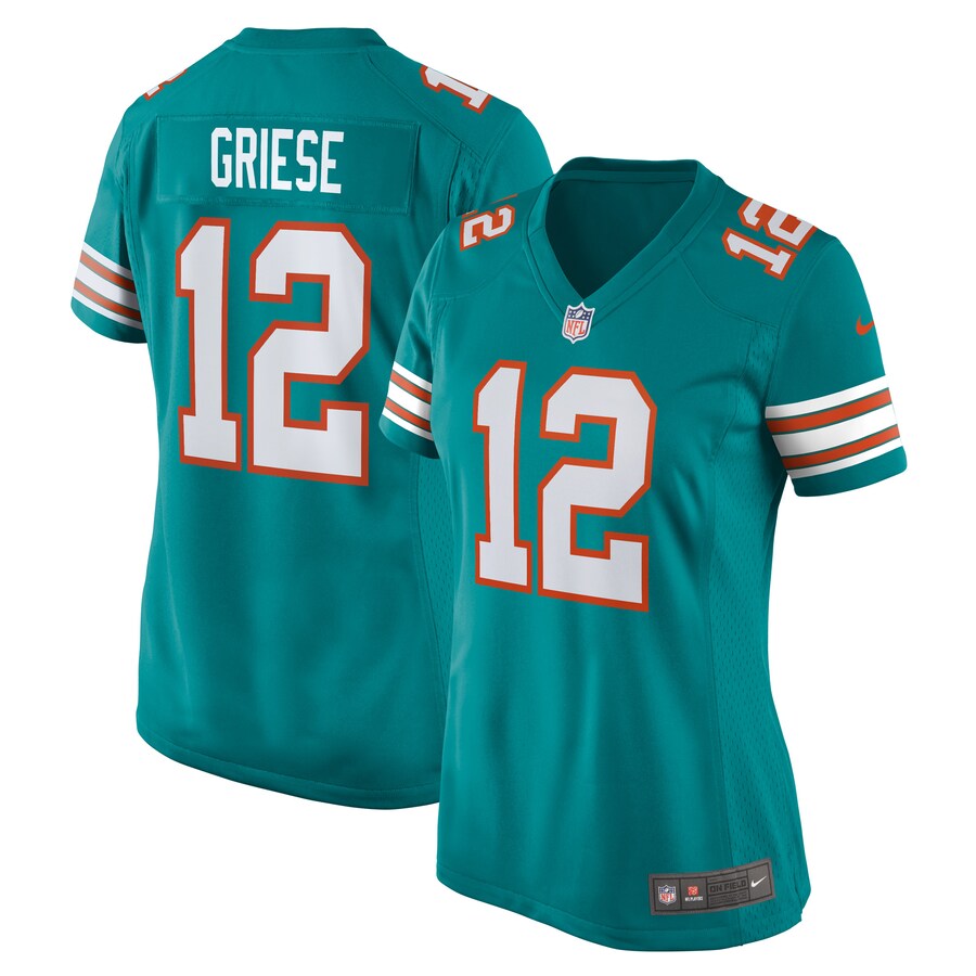 Women's Miami Dolphins Bob Griese Nike Aqua Retired Player Jersey - Jersey