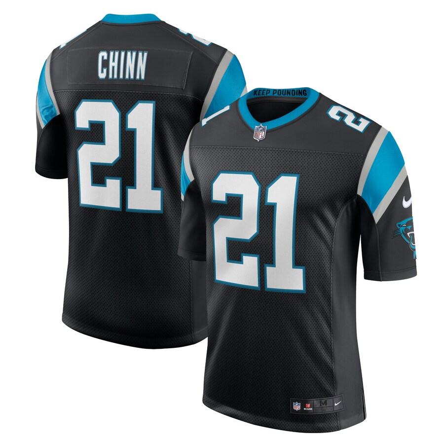 Men's Carolina Panthers Jeremy Chinn Nike Black Vapor Limited Jersey - Jersey