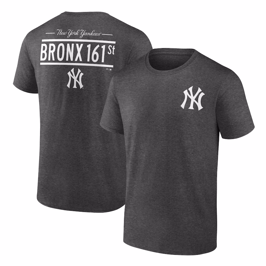 Men's New York Yankees Charcoal Hometown Collection Bronx Sign T-Shirt - Jersey