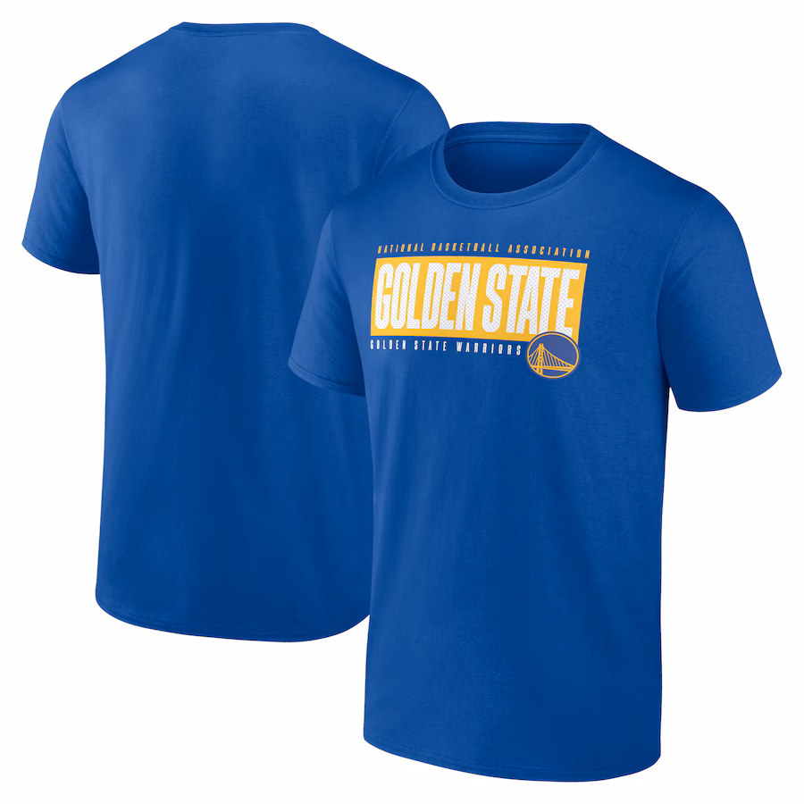 Men's Golden State Warriors Fanatics Royal Box Out T-Shirt - Jersey