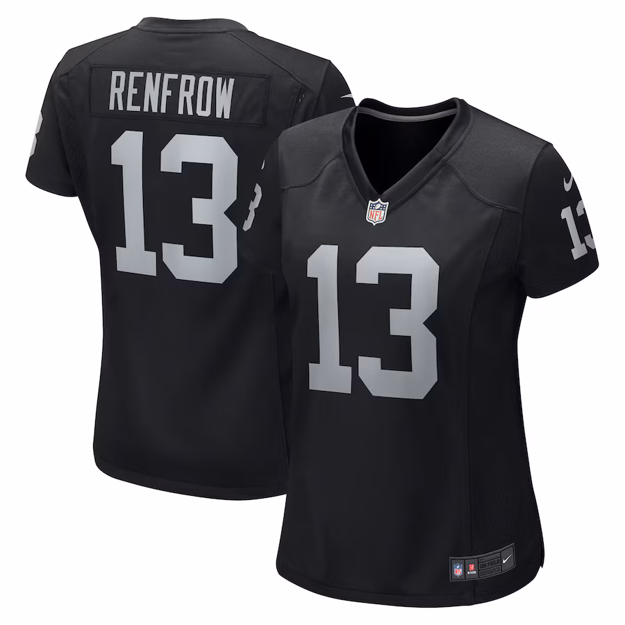Women's Las Vegas Raiders Hunter Renfrow Nike Black Game Jersey - Jersey