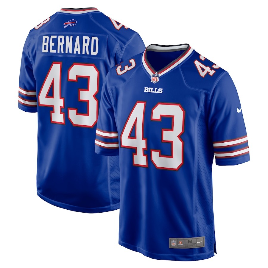 Men's Buffalo Bills Terrel Bernard Nike Royal Game Player Jersey - Jersey