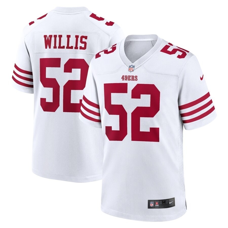 Men's San Francisco 49ers Patrick Willis Nike White Retired Player Game Jersey - Jersey