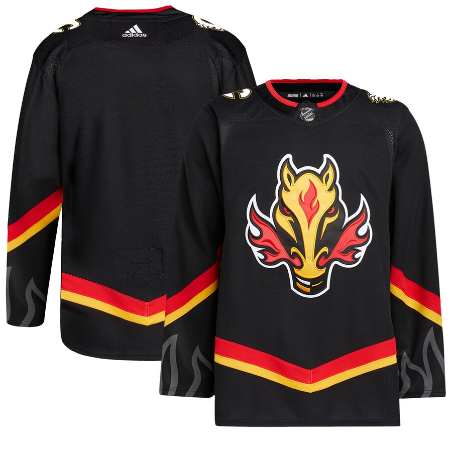 Men's Calgary Flames adidas Black Alternate Primegreen Authentic Pro Jersey - Jersey