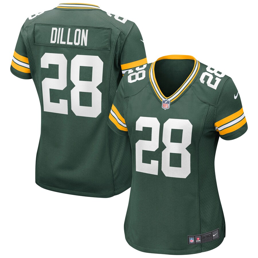 Women's Green Bay Packers AJ Dillon Nike Green Game Jersey - Jersey