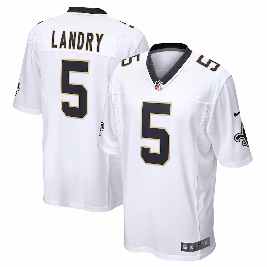Men's New Orleans Saints Jarvis Landry Nike White Player Game Jersey - Jersey