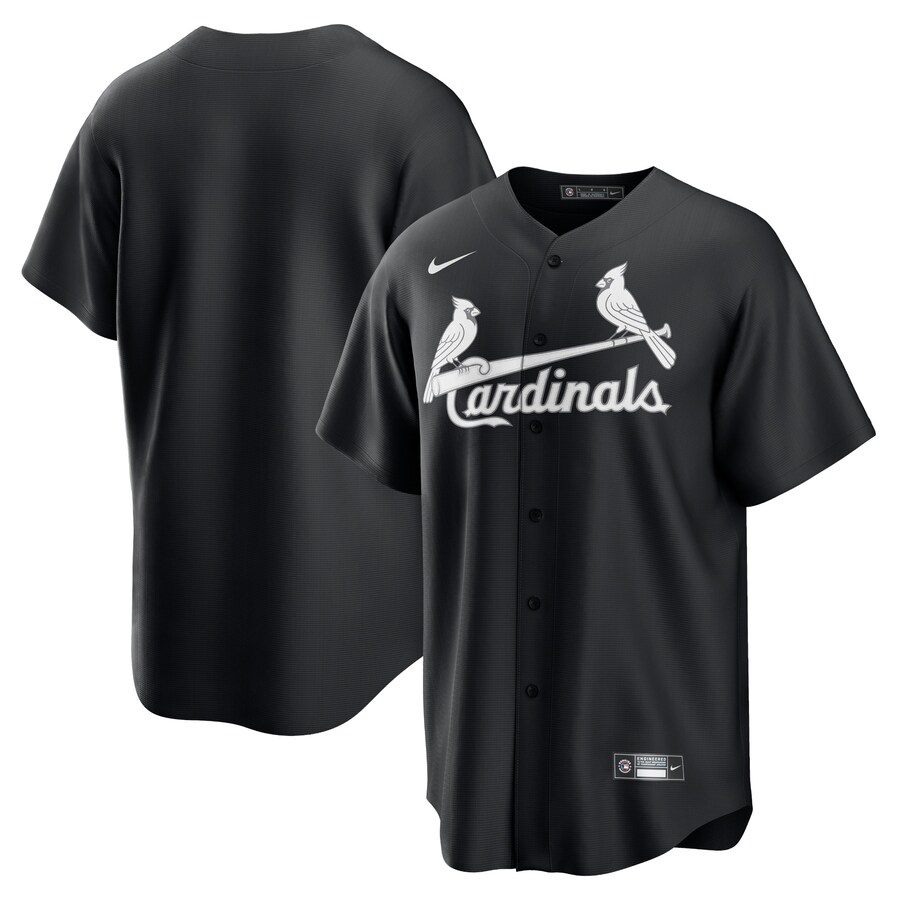 Men's St. Louis Cardinals Nike Black Lights Out Replica Jersey - Jersey